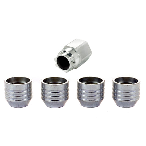 McGard Wheel Lock Nut Set - 4pk. (Under Hub Cap / Cone Seat) M14X2.0 / 13/16 Hex / .893in. Length - 24024