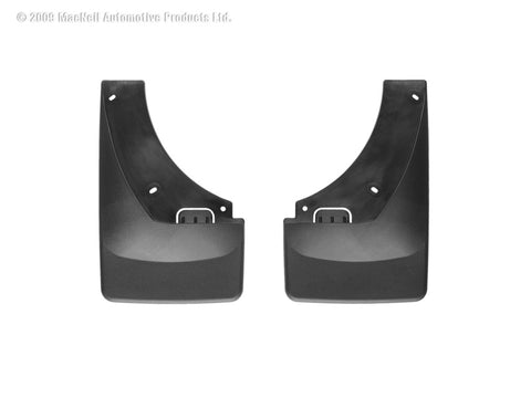 WeatherTech 07+ Chevrolet Avalanche No Drill Mudflaps - Black - 120016