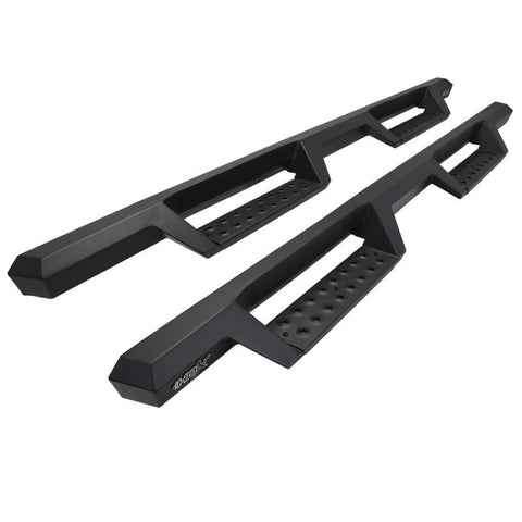 Westin/HDX 07-18 Chevy/GMC Silv/Sierra 15/25/3500 Ext/Dbl Drop Nerf Step Bars - Textured Black - 56-13715