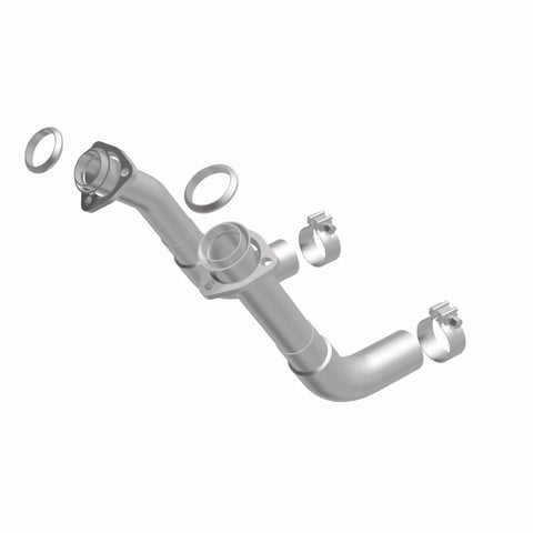 MagnaFlow 66-72 Chevy C10 Pickup V8 2-Piece Front Exhuast Pipe Kit (2in Tubing/Clamps/Inlet Flanges) - 15380