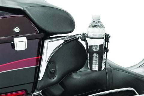 Kuryakyn Reflex Drink Holder Right Side HD Touring Passenger Mount 96-13 Chrome - 6488