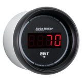 Autometer Z Series 52mm 0-2000 Deg F Digital EGT/Pyrometer Gauge - 6345