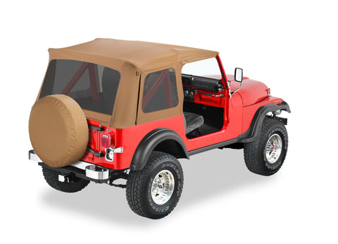 Bestop 76-86 Jeep Cj7 / 87-95 Wrangler YJ Supertop Classic Skin (Spice Tinted Windows) - 55729-37