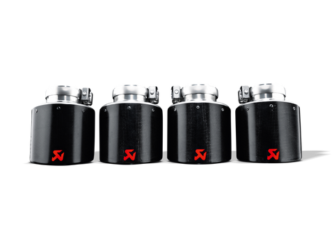 Akrapovic 06-13 Chevrolet Corvette ZO6/ZR1 (C6) Tail Pipe Set (Carbon 115 mm) - TP-CT/1