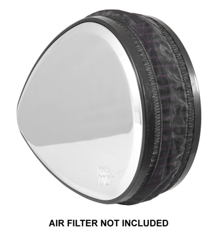 K&N Air Filter Wrap Black Oval for Harley Davidson 91-97 Sportster/Glide/Softail/Fat Boy/Low Rider - RK-3902PK