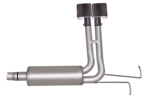 Gibson 94-96 Dodge Ram 1500 Base 3.9L 2.5in Cat-Back Super Truck Exhaust - Stainless - 66510