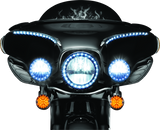 Kuryakyn LED Halo Trim Ring For 7inch Headlight 83-13 Touring Models Chrome - 7785