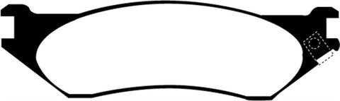 EBC 04-06 Dodge Durango 3.7 Yellowstuff Front Brake Pads - DP41638R