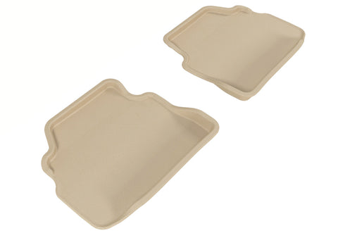 3D MAXpider 2007-2013 BMW 3 Series E92 Kagu 2nd Row Floormats - Tan - L1BM02521502