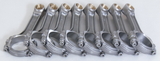 Eagle Chevrolet LS-Series I-Beam Connecting Rod 6.100in w/ 3/8in ARP 8740 (Set of 8) - SIR6100MLW