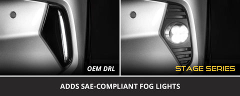 Diode Dynamics 19-22 Toyota RAV4 SS3 Add-On Fog Lamp Kit - White Sport - DD8819