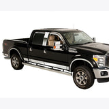Putco 99-10 Ford SuperDuty Super Cab 6.5 ft Short Box - 8in Wide - 12pcs SS Rocker Panels - 9751414