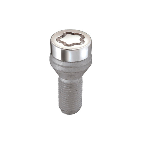 McGard Wheel Lock Bolt Set - 4pk. (Cone Seat) M14X1.5 / 17mm Hex / 27.5mm Shank Length - Chrome - 27222