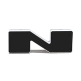 ORACLE Lighting Universal Illuminated LED Letter Badges - Matte Blk Surface Finish - N - 3141-N-001
