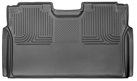Husky Liners 15-23 Ford F-150 SuperCrew Cab WeatherBeater Black 2nd Seat Floor Liner - 19371