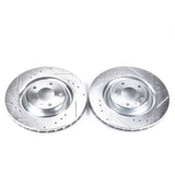Power Stop 06-09 Cadillac XLR Front Evolution Drilled & Slotted Rotors - Pair - AR82100XPR