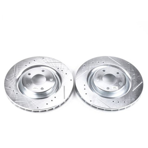 Power Stop 06-09 Cadillac XLR Front Evolution Drilled & Slotted Rotors - Pair - AR82100XPR