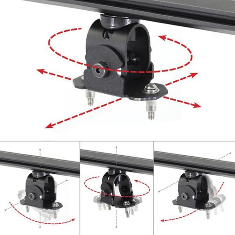 Go Rhino Adjustable Multi-Axis Mounting Kit for SRM Rack - 5910000T