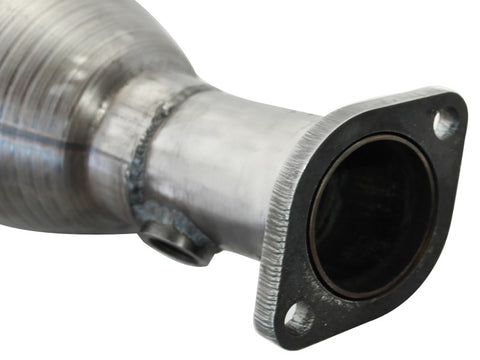 aFe 08-13 BMW 128i (E82/88) L6 3.0L Twisted Steel 304 Stainless Steel Long Tube Header w/ Cat - 48-36307-1