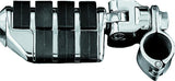 Kuryakyn Dually ISO  Pegs With 1-1/4inch Clamp Chrome (Pair) - 7992