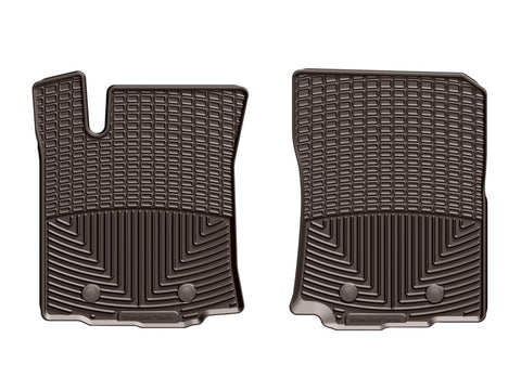 WeatherTech 2018+ Toyota Tacoma Front Rubber Mats - Cocoa - W378CO