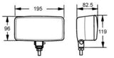 Hella 550 Series Lamp Kit H3 12V ECE/SAE - 005700991