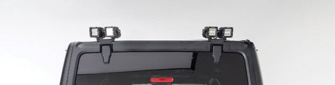 Go Rhino 18-20 Jeep Wrangler JL/JLU Light Mount - One or Two 3in Cubes - 599502T