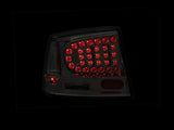 ANZO 2006-2008 Dodge Charger LED Taillights Black - 321014