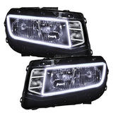 Oracle Chevrolet Camaro Non-RS 14-15 LED Halo Kit Square Style - White - 2255-001