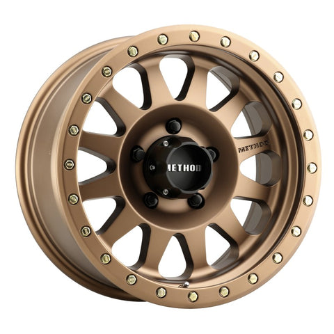 Method MR304 Double Standard 17x8.5 0mm Offset 5x5.5 108mm CB Method Bronze Wheel - MR30478555900