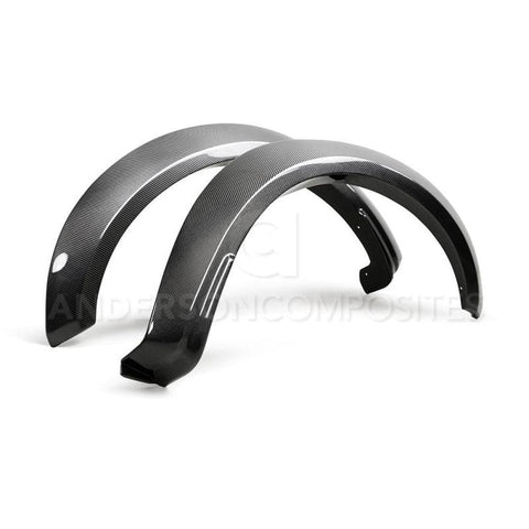 Anderson Composites 17-18 Ford Raptor Type Wide Fender Flares (Front) - AC-FLR17FDRA-F-W