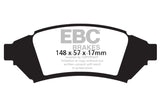 EBC 04 Pontiac Grand Prix 3.8 Greenstuff Front Brake Pads - DP21683