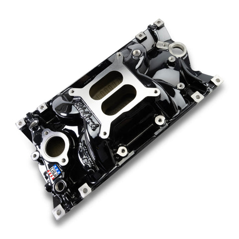 Edelbrock Chevy Vortec SB Performance EPS Manifold - Black Plasma Finish - 2716-BP