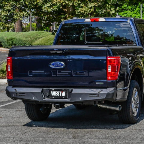 Westin 15-20 Ford F-150 Pro-Series Rear Bumper - Textured Black - 58-421015