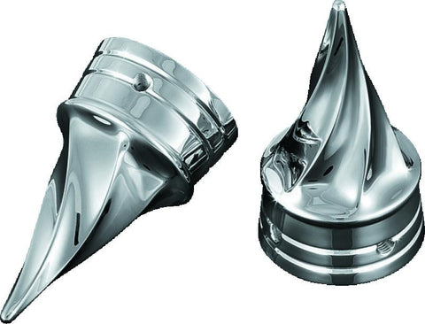 Kuryakyn Twisted Axle Caps Chrome - 1219