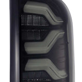 AlphaRex 16-20 Toyota Tacoma PRO-Series LED Tail Lights Jet Black - 680010