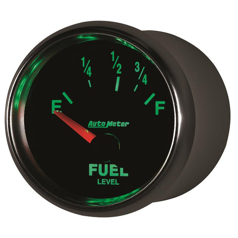 AutoMeter Gauge Fuel Level 2-1/16in. 73 Ohm(e) to 10 Ohm(f) Elec Gs - 3815