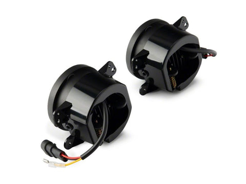 Raxiom 07-18 Jeep Wrangler JK Axial Series 4-In LED Fog Lights- Clear - J167046