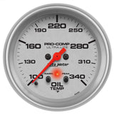 Autometer Ultra-Lite 2-5/8in. / 100-340 Degree F (Stepper Motor) Oil Temperature Gauge - 4440