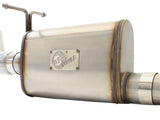 aFe MACHForce XP Exhaust 3in-3.5in SS Single Side Ext CB w/ Polish Tip 99-04 Ford F-250 V8 5.4L/6.8L - 49-43076-P