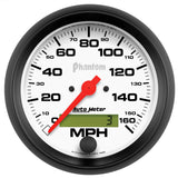 Autometer Phantom 3-3/8in 160 MPH In-Dash Electric Programmable Speedometer - 5888