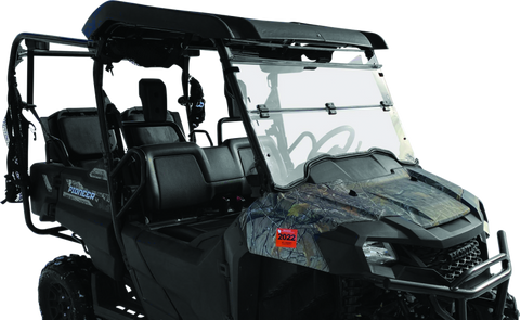 QuadBoss 14-22 Honda SXS700 Pioneer 700 Windbreak Folding Windshield - 375782
