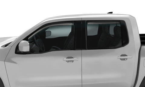 AVS 2022 Nissan Frontier Crew Cab Ventvisor In-Channel Window Deflectors - 4pc - Smoke - 194788