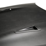 Seibon 09-10 Nissan Skyline R35 GT-R OEM-Dry Carbon Fiber Hood - HD0910NSGTR-OE-DRY