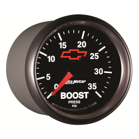 Autometer GM Mechanical 52mm 0-35 PSI Boost Gauge - 3604-00406