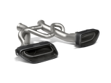 Akrapovic 14-17 McLaren 650S/650S Spyder Slip-On Line (Titanium) w/ Carbon Tips - S-MC/TI/2