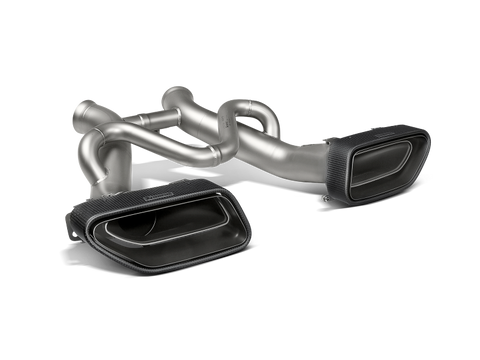 Akrapovic 14-17 McLaren 650S/650S Spyder Slip-On Line (Titanium) w/ Carbon Tips - S-MC/TI/2