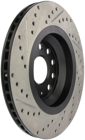 StopTech 09 VW Passat CC / 06-09 Passat Slotted & Drilled Left Rear Rotor - 127.33113L