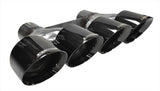 Corsa 2014-2020 Chevrolet Corvette 6.2L V8 Quad 45in Polished Black Pro-Series Tip Kit - 14062BLK