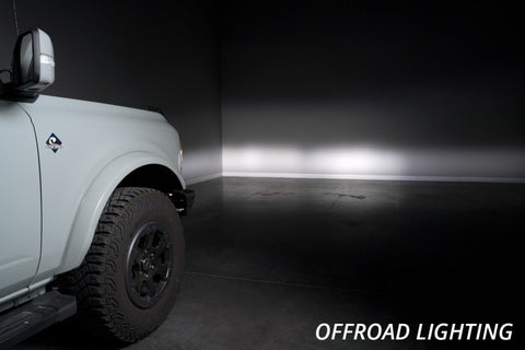 Diode Dynamics 21-Up Ford Bronco Stage Series Fog Pocket Kit - Yellow Max - DD7183